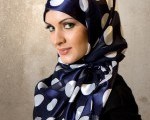 hijab styles for round face shapes