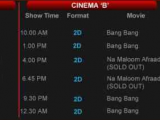 show times