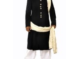 groom sherwani black