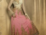 embroidery work frock style