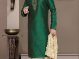 green mehndi dress designs for boys