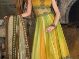 bridal dress for mehndi function