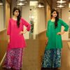 designer palazzo pants with short kurti