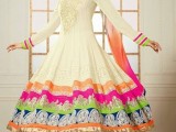 Design of Anarkali type outfit